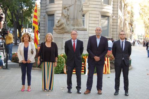 Maite Martí, Yvonne Griley, Roger Loppacher, Salvador Alsius i Daniel Hernández.