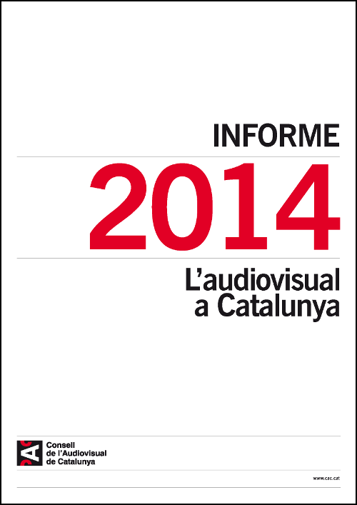 PORTADA INFORME SOBRE L'AUDIOVISUAL A CATALUNYA 2014