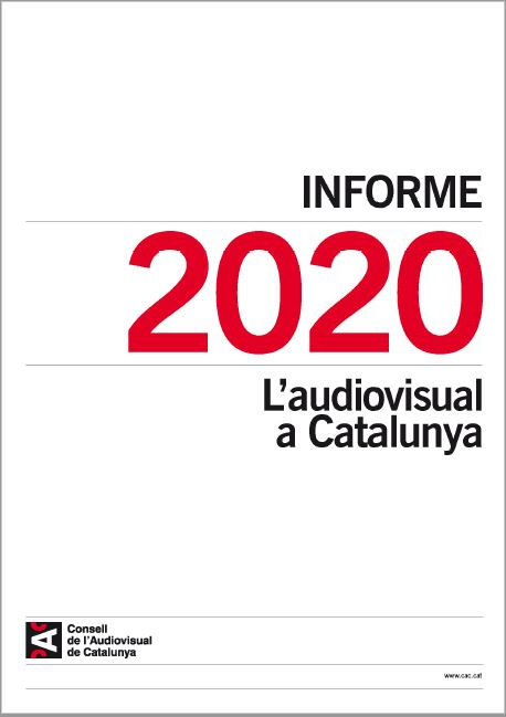 PORTADA INFORME SOBRE L'AUDIOVISUAL A CATALUNYA 2020