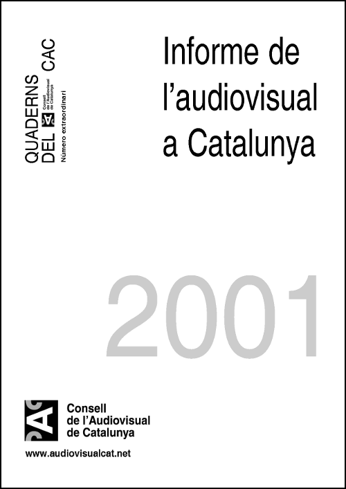 PORTADA INFORME SECTOR AUDIOVISUAL 2001