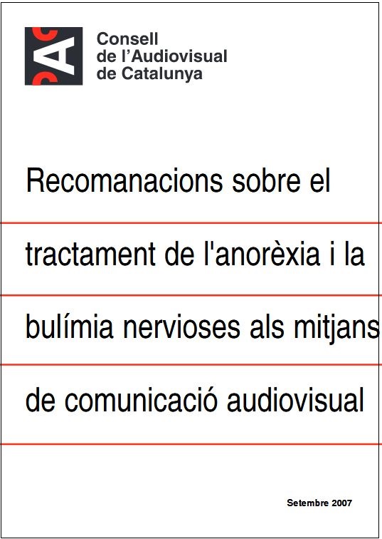 RECOMANACIONS TRACTAMENT ANOREXIA 2007