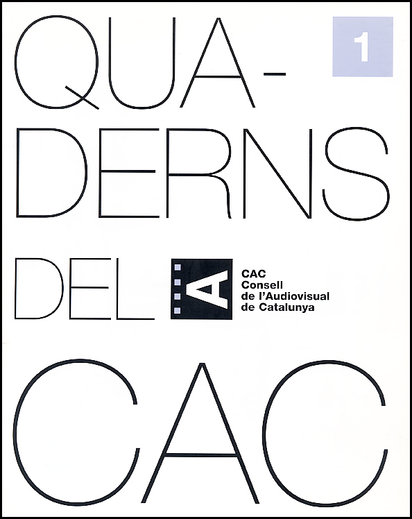 PORTADA QUADERNS DEL CAC NÚM. 1