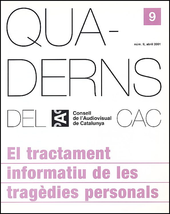 PORTADA QUADERNS DEL CAC NÚM. 9