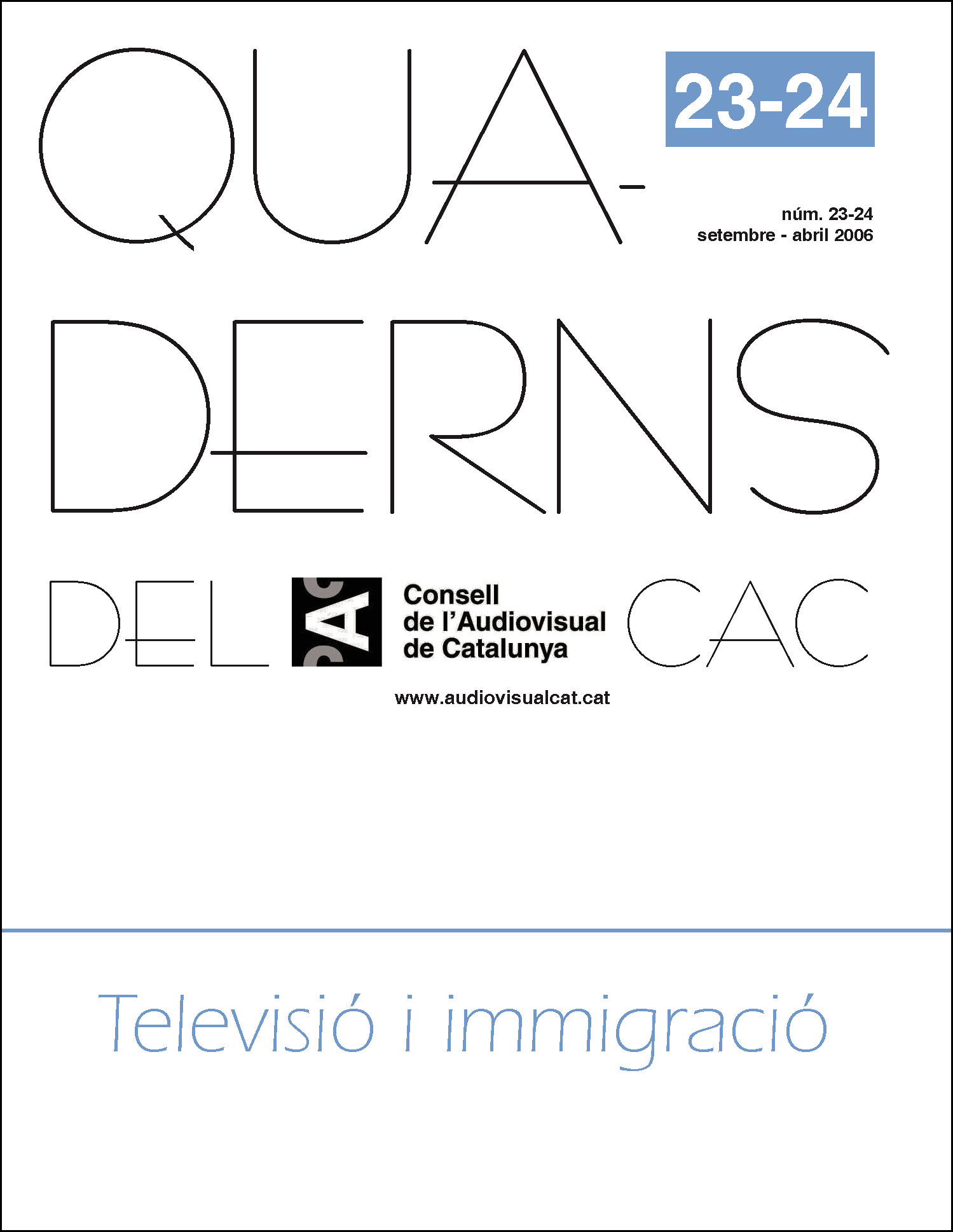 PORTADA QUADERNS NÚM. 23-24