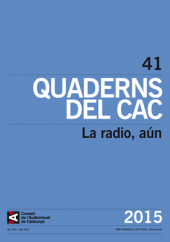 Portada Quaderns del CAC 41 castellano