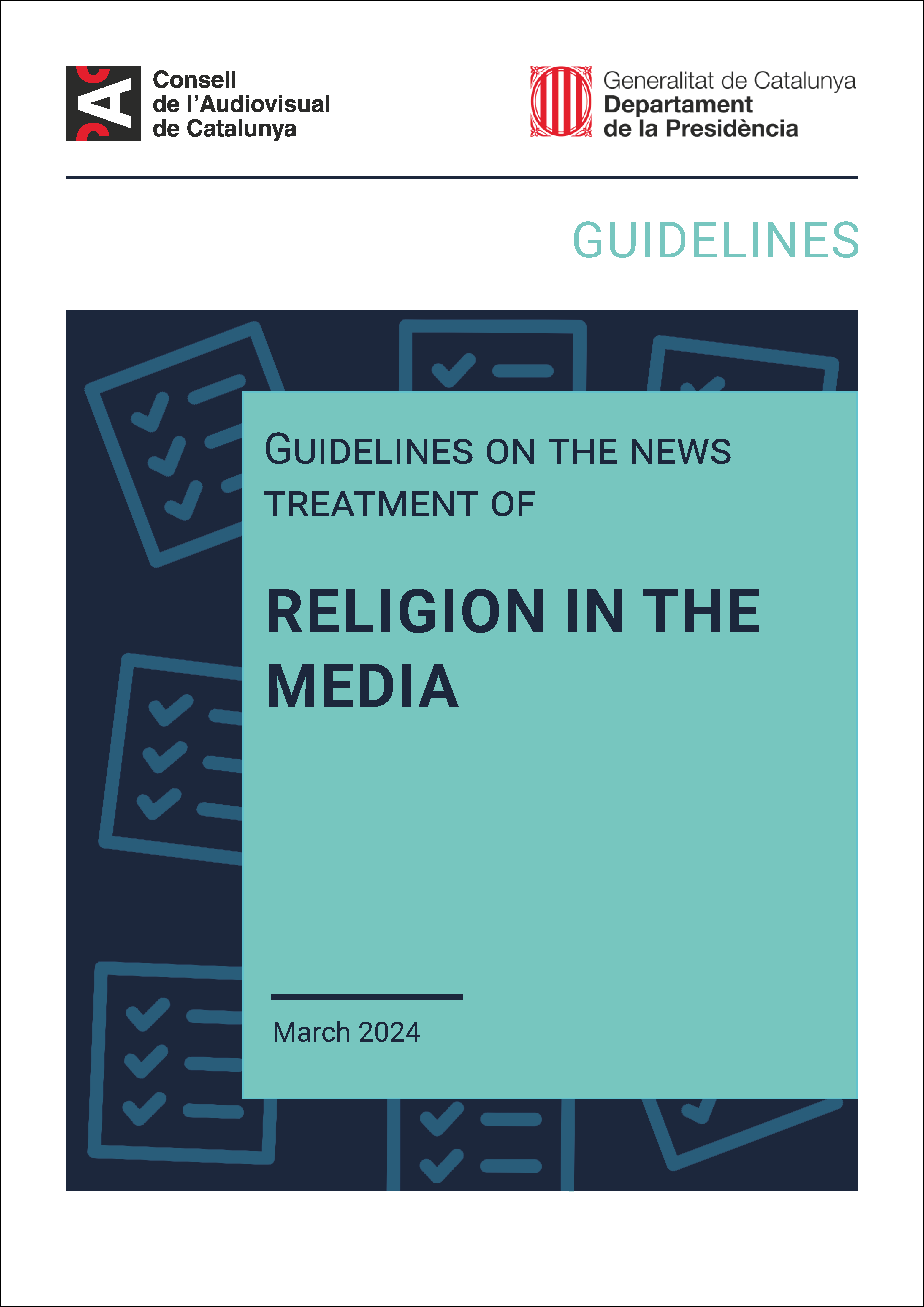 Cover guidelines religion