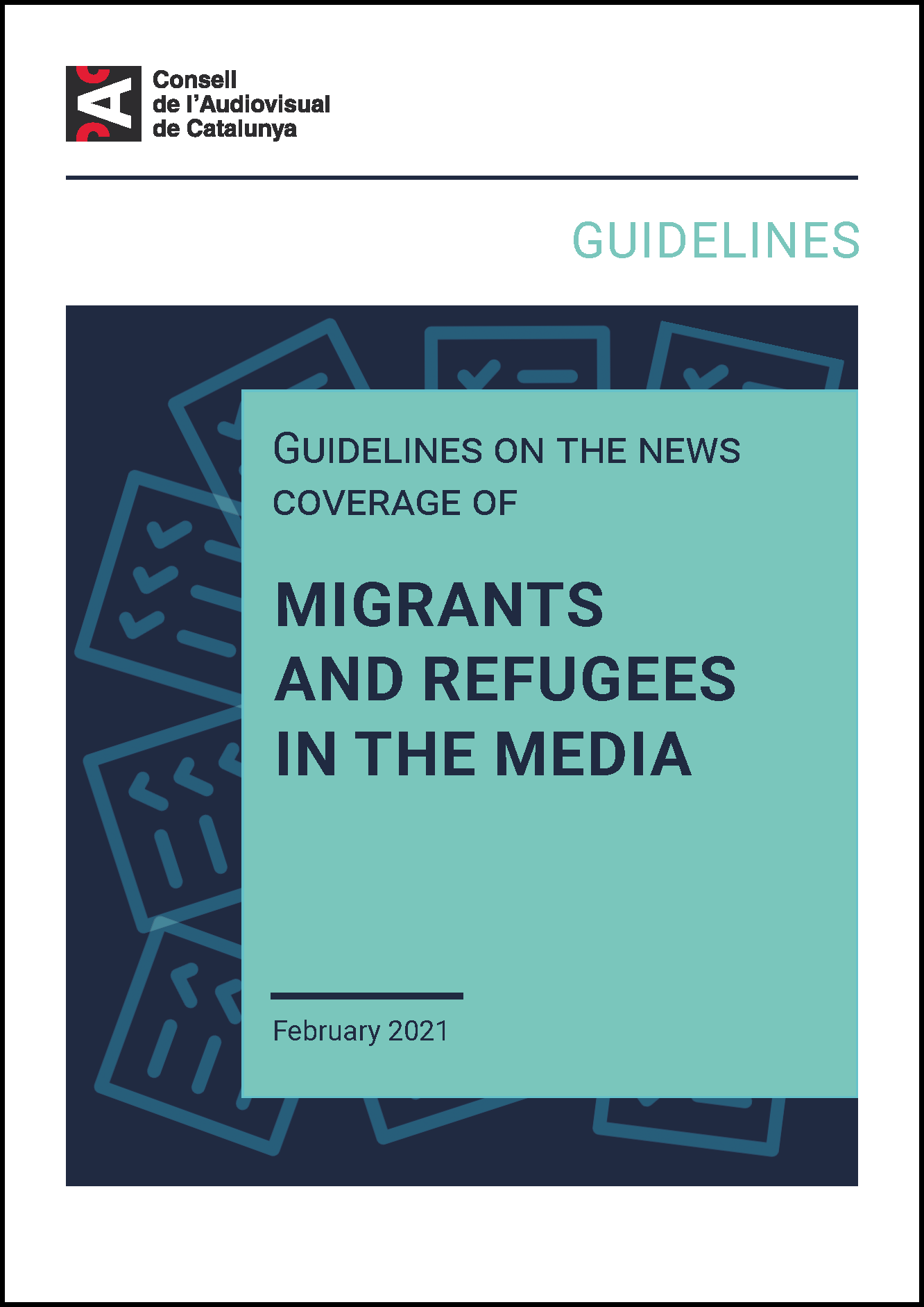 Cover guidelines migrants refugees media