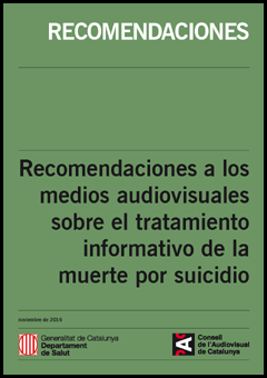 Portada recomendaciones suicidio