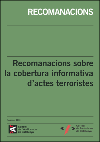 Portada recomanacions terrorisme