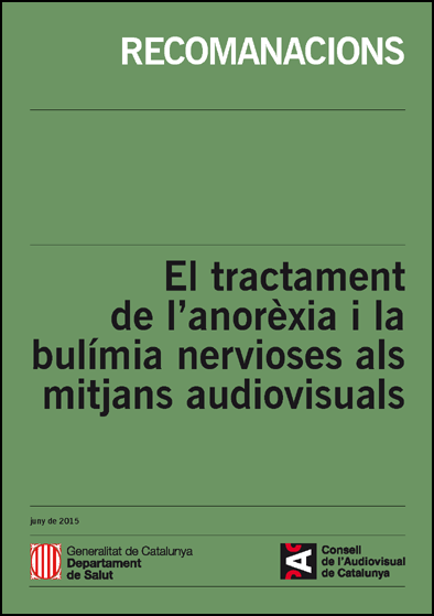 Portada recomanacions anorexia i bulímia
