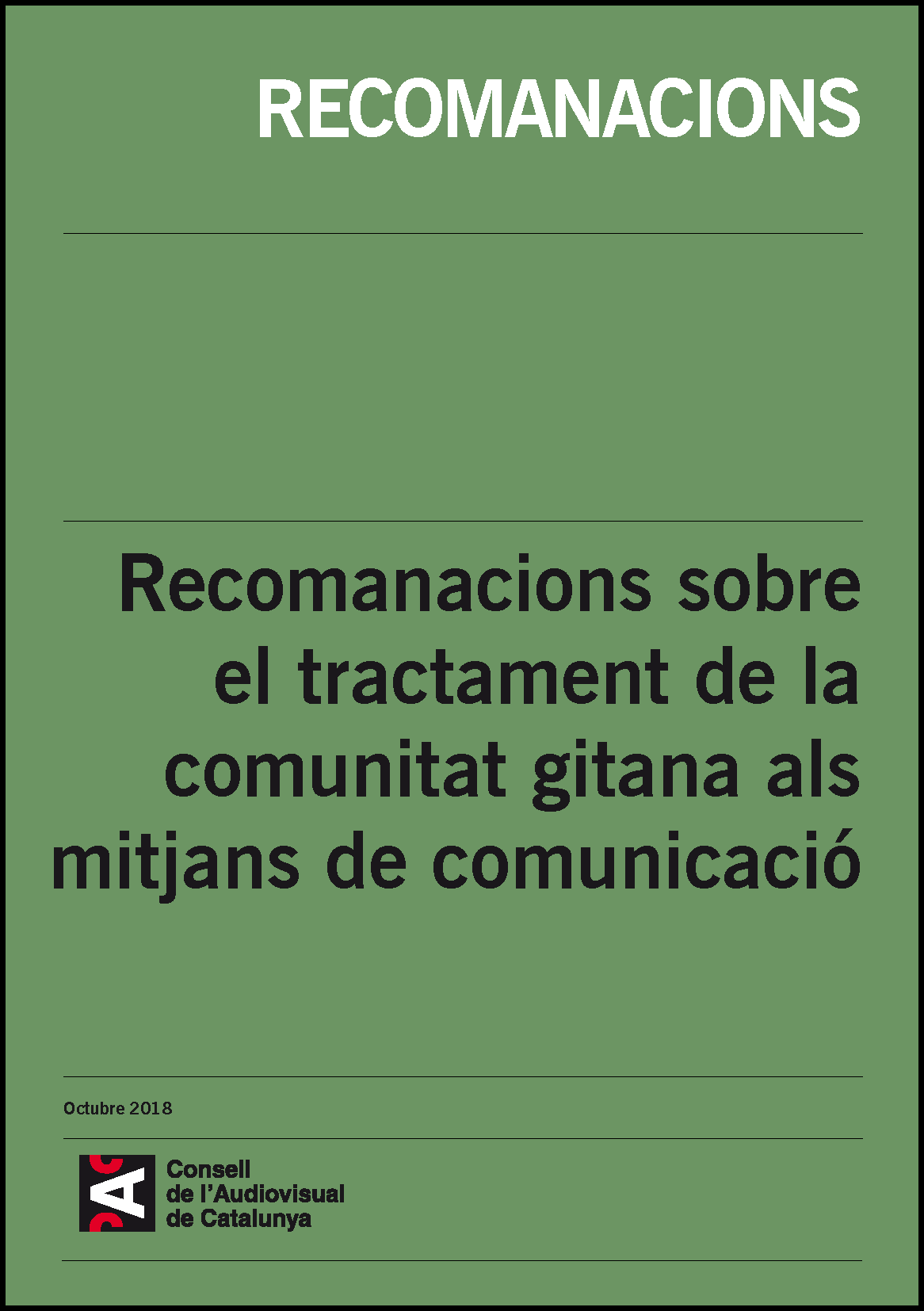 Portada recomanacions comunitat gitana