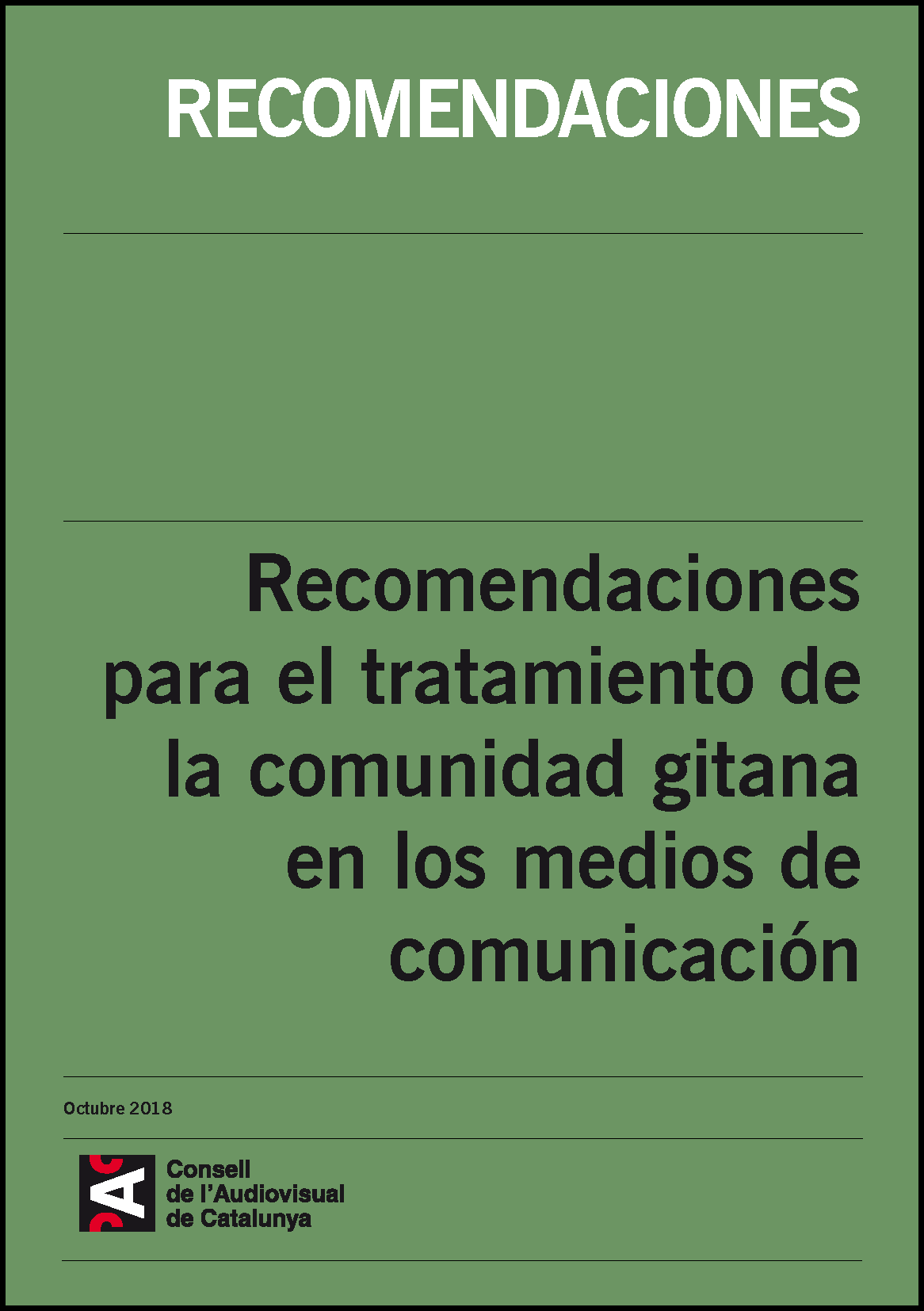 Portada recomanacions comunitat gitana