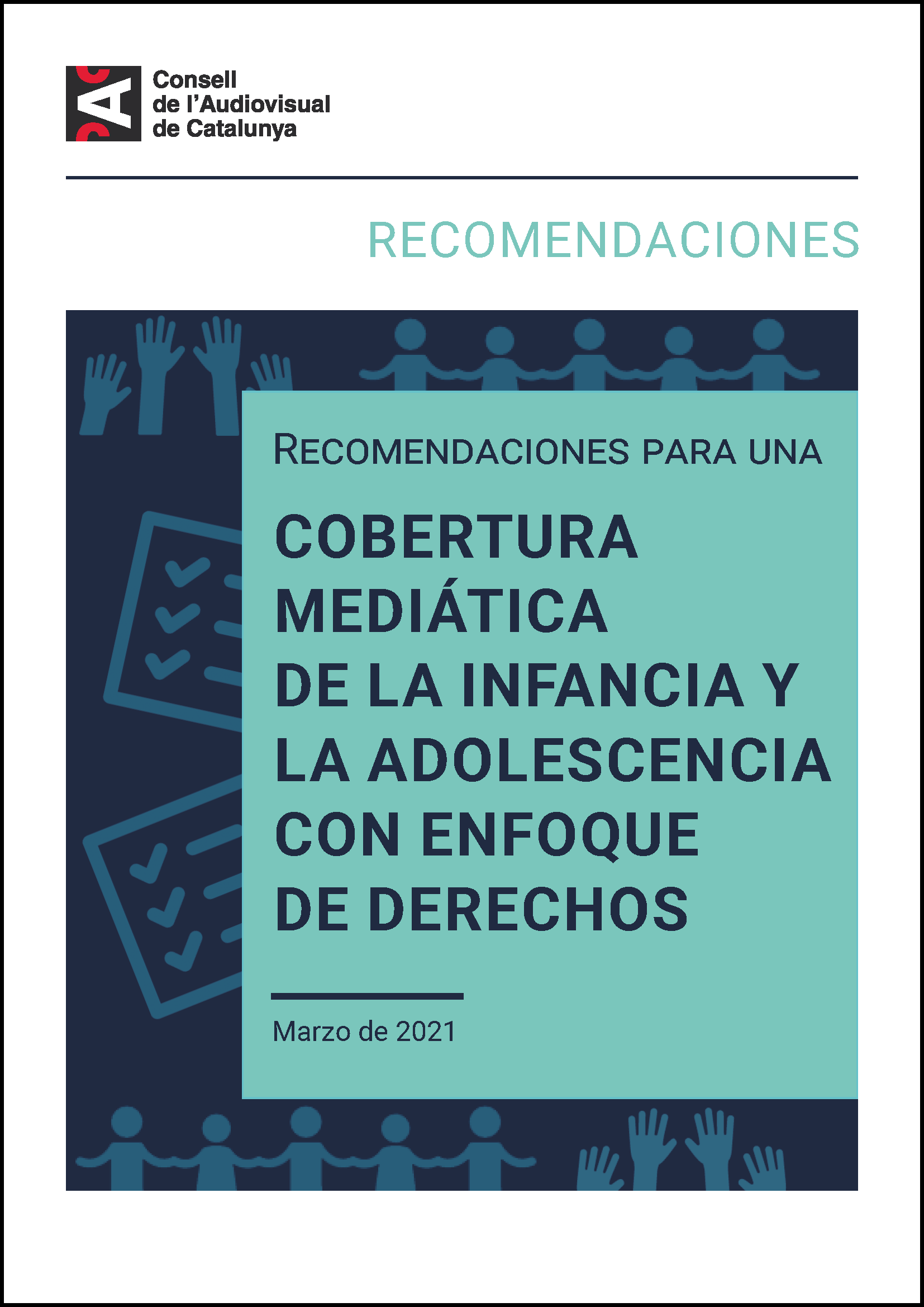 Portada recomendaciones infancia adolescencia derecho
