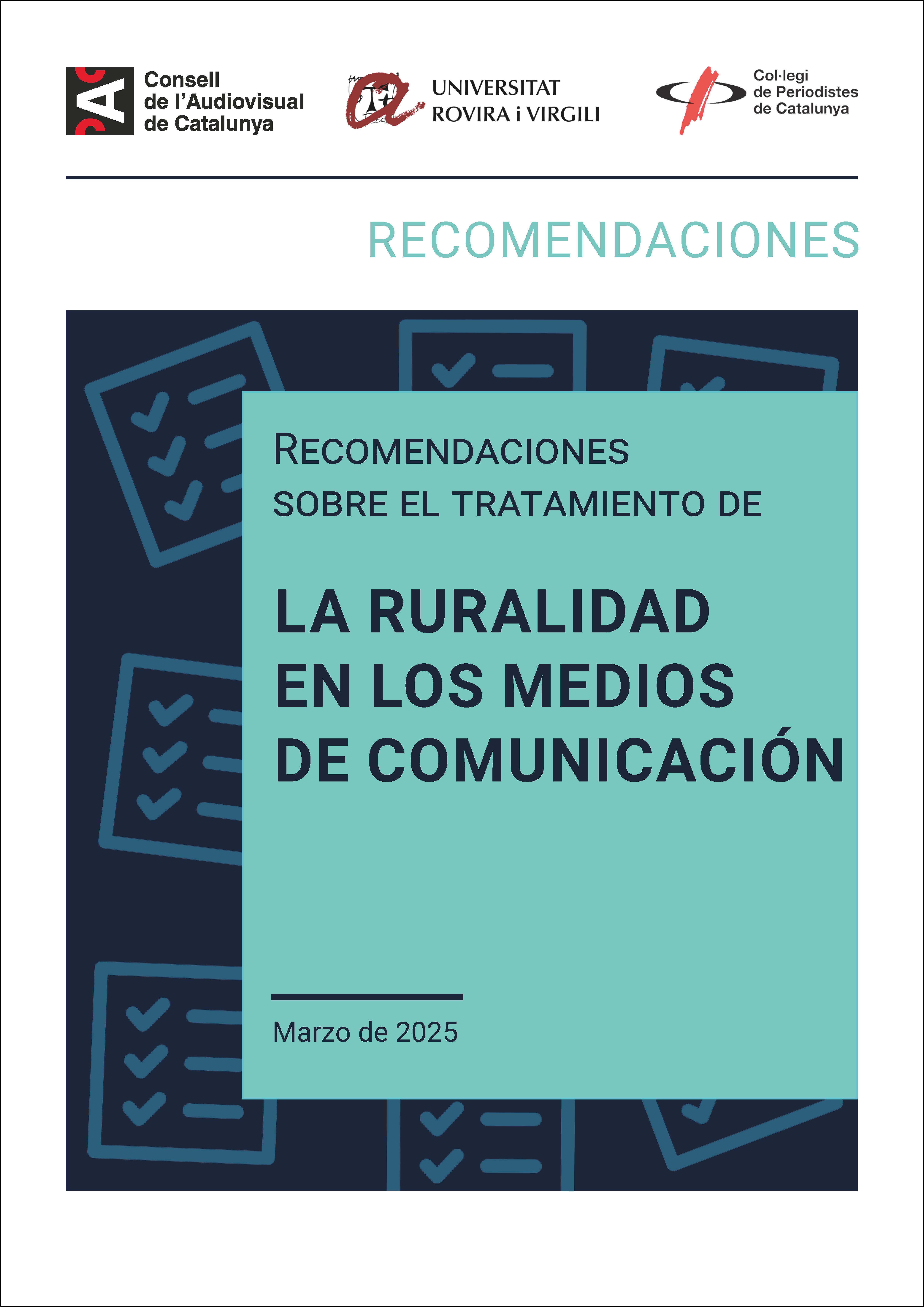 Portada recomendaciones ruralidad