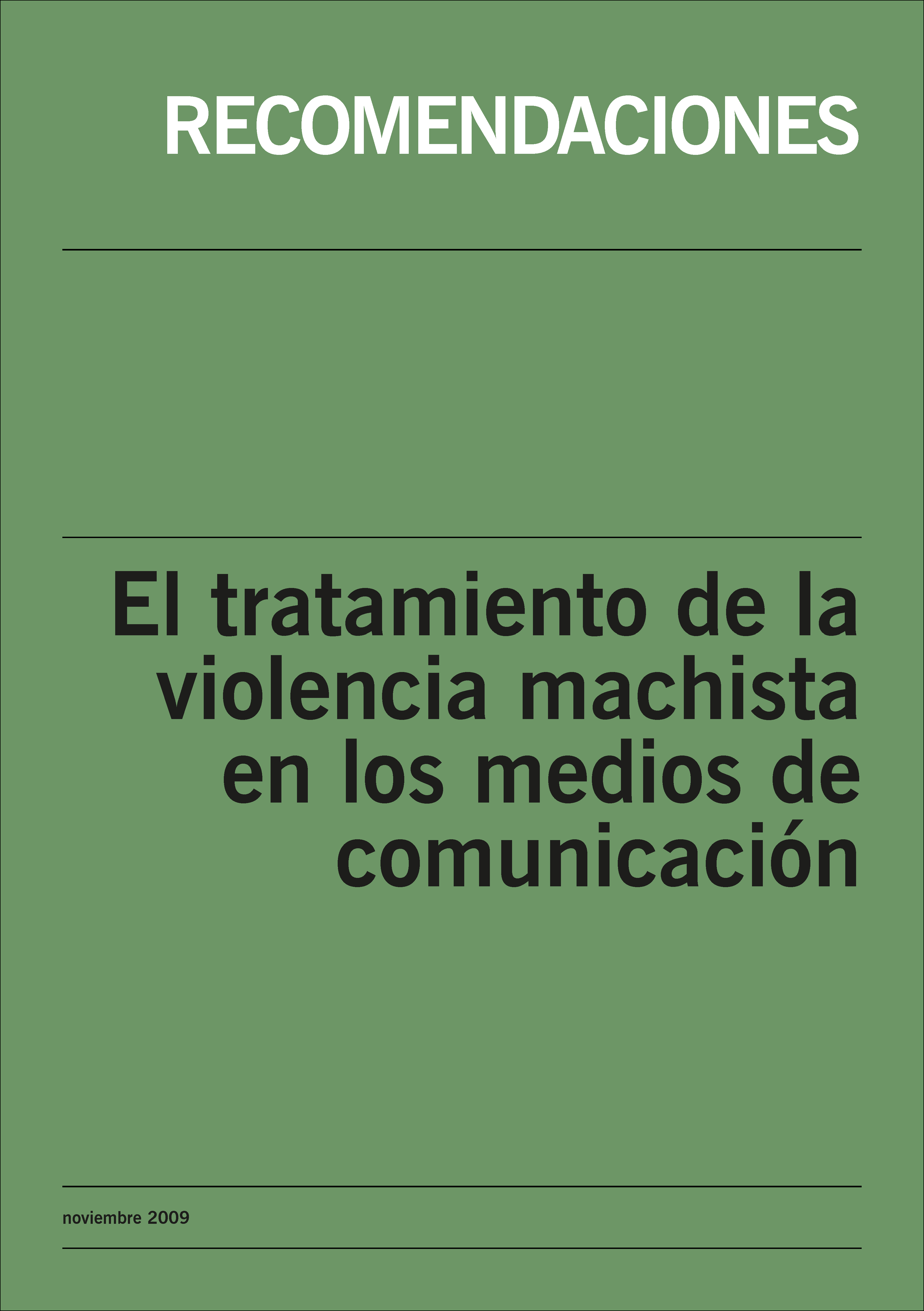 Portada violencia masclista