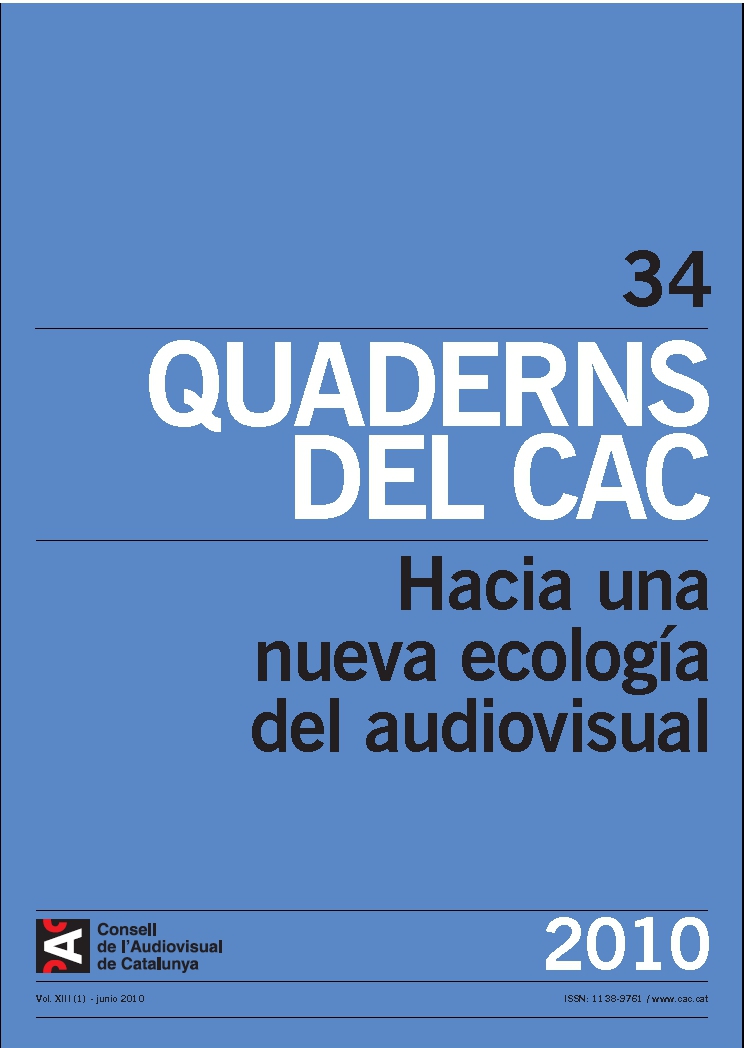 Portada Quaderns del CAC 34 castellano