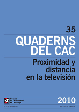 Portada Quaderns del CAC 35 castellano