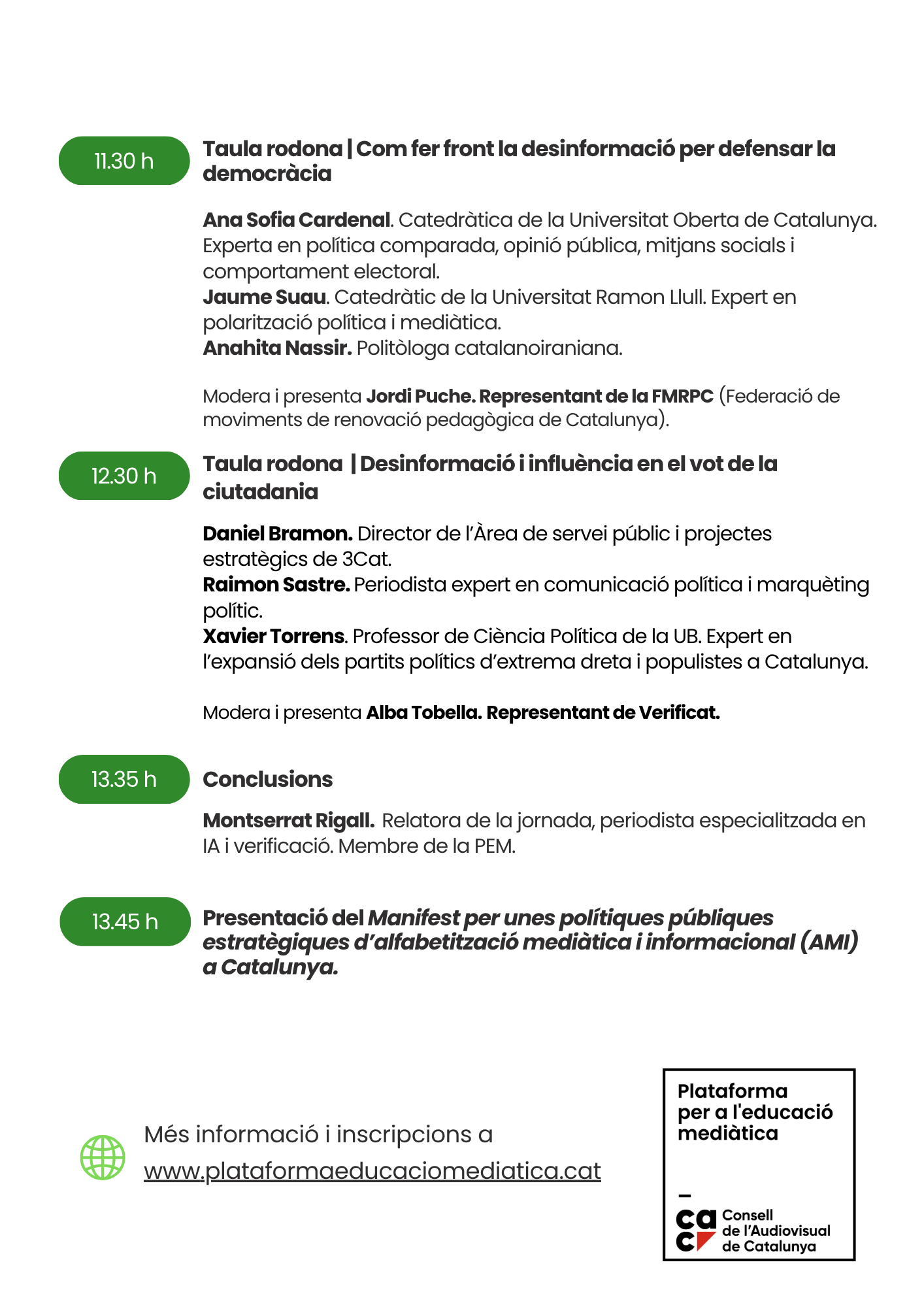 programa de la jornada