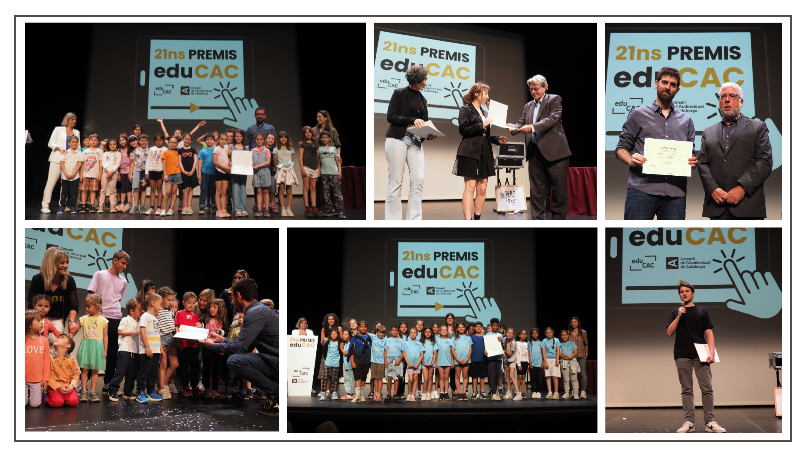 collage d'imatges dels premis eduCAC