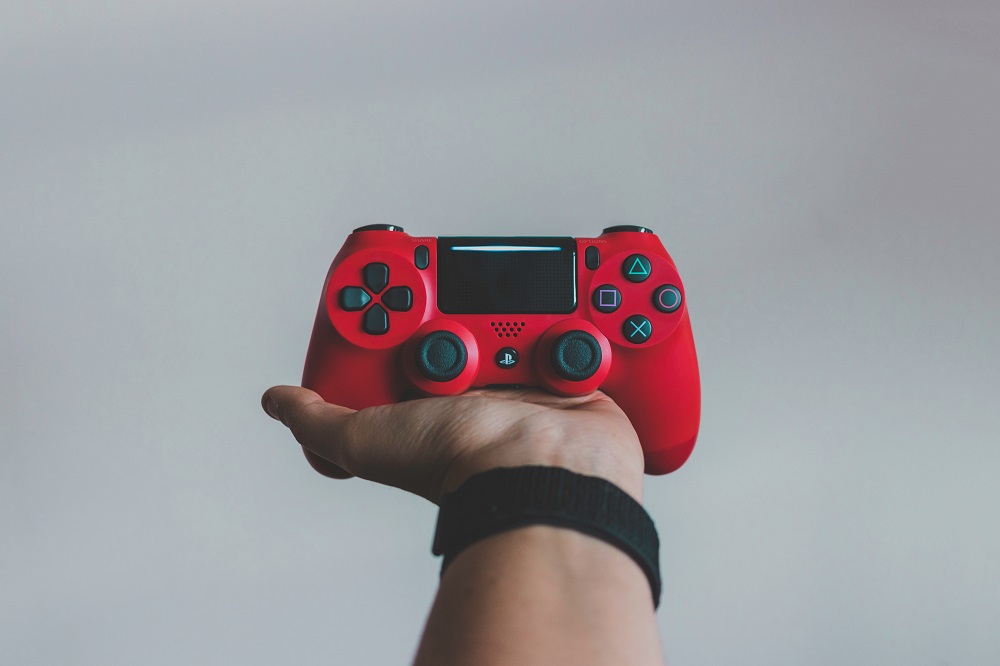 comandament nintendo vermell