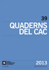 PORTADA QUADERNS DEL CAC NÚM. 39