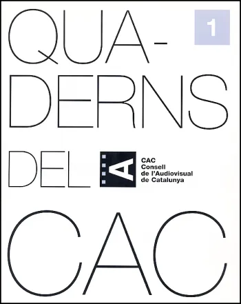 PORTADA QUADERNS DEL CAC NÚM. 1