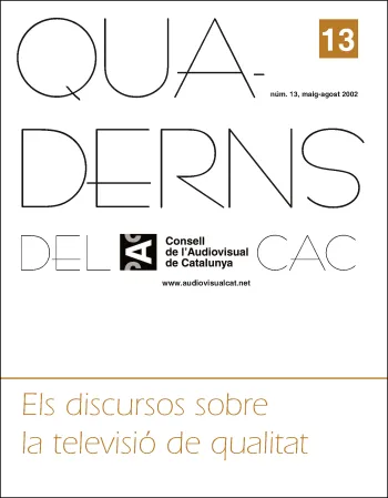PORTADA QUADERNS DEL CAC NÚM. 13