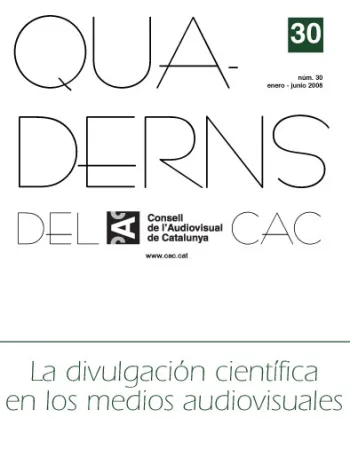 Portada Quaderns del CAC 30 castellano