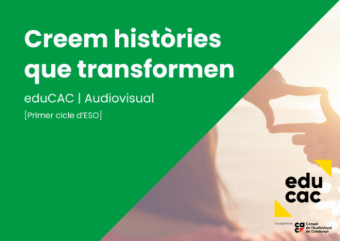 portada del material didàctic Creem històries que transformen