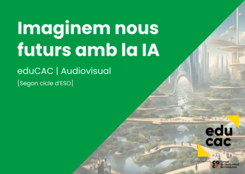 portada del material didàctic Imaginem nous futurs amb la IA