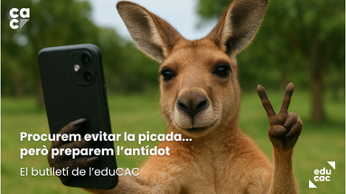 cangur fent-se una selfie