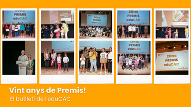 imatges de la gala de lliurament dels premis eduCAC