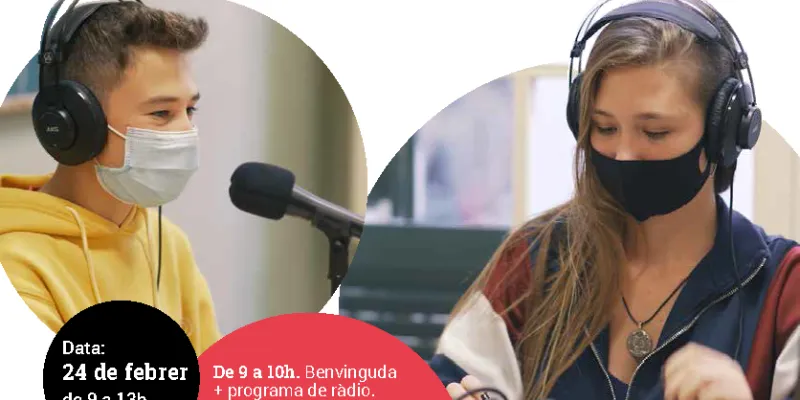 cartell ràdio escola comunitat 