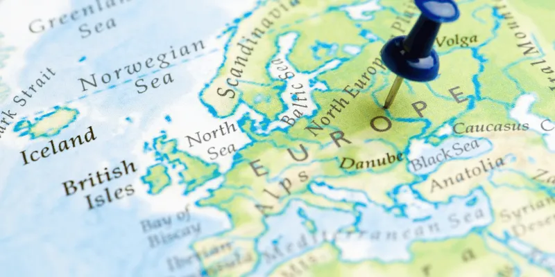 mapa d'Europa