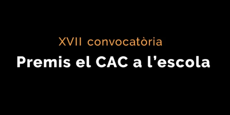 xvii premis el cac a l'escola