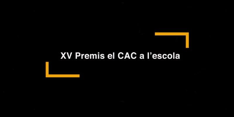 XV Premis el CAC a l'escola