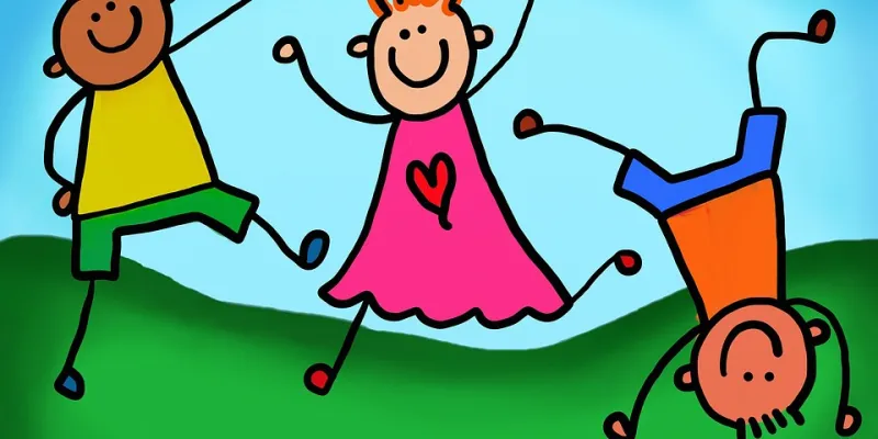 Dibuix dia mundial dels drets dels infants infants 