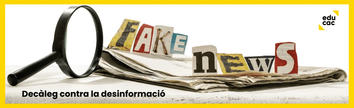 baner desinformació web nou